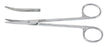 Miltex Vantage Dissecting Scissors Metzenbaum 5-1/2 Inch Length Office Grade Stainless Steel Finger Ring Handle Curved Blade Sharp/Sharp - V95-180