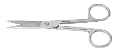 Miltex Vantage Operating Scissors 4-1/2 Inch Length Office Grade Stainless Steel Finger Ring Handle Straight Blade Sharp/Sharp - V95-2