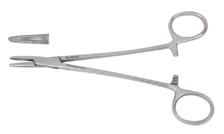 Vantage - Needle Holder 5 Inch Length Serrated Jaws Finger Ring Handle - V98-42