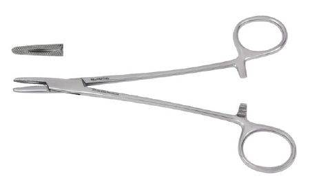 Vantage - Needle Holder 8 Inch Length Serrated Jaws Finger Ring Handle - V98-48