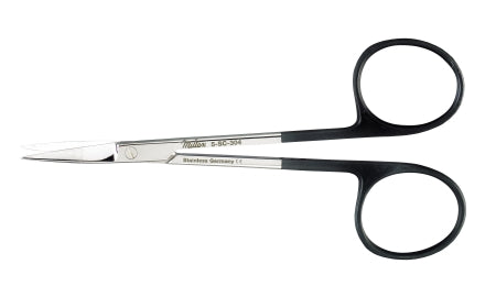 Miltex SuperCut - Iris Scissors 4-1/2 Inch Length OR Grade German Stainless Steel NonSterile Finger Ring Handle Straight Blade Sharp Tip / Sharp Tip - 5-SC-304