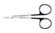 Miltex SuperCut - Iris Scissors 4-1/2 Inch Length OR Grade German Stainless Steel NonSterile Finger Ring Handle Straight Blade Sharp Tip / Sharp Tip - 5-SC-304