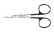 Miltex Miltex SuperCut Iris Scissors 4-1/2 Inch Length OR Grade Stainless Steel (German) NonSterile Finger Ring Handle Straight Blade Sharp/Sharp - 5-SC-304