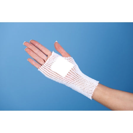 Spandage - Elastic Net Retainer Dressing Tubular Elastic 25 Yard Size 4 White Average Hand / Foot / Upper Arm / Elbow NonSterile - S04