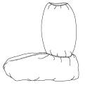 Tronex Healthcare Industries Tronex Knee Boot Cover White - 4843B