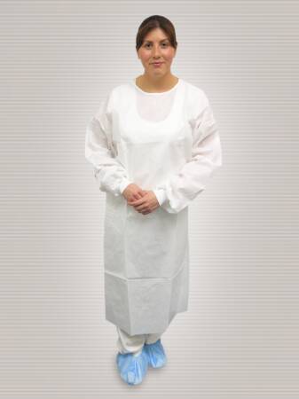 Tronex Healthcare Industries Protective Procedure Gown X-Large Unisex White - 5644-35W