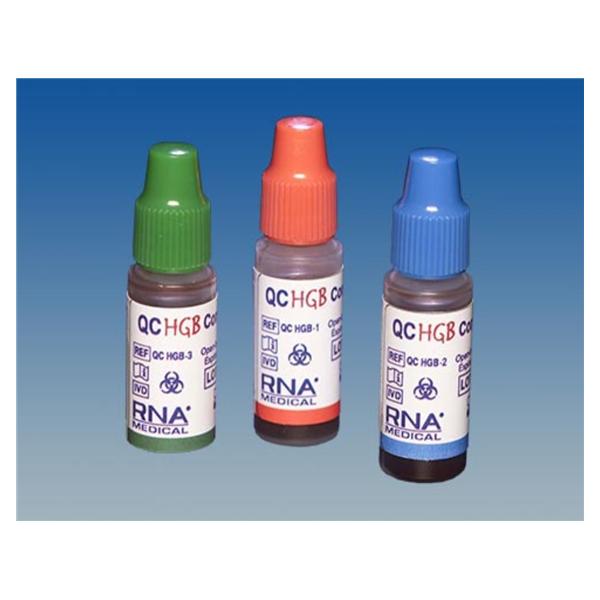 RNA Medical Hgb Single Control For Hemocue Analyzer 6/Bx - QCHGB
