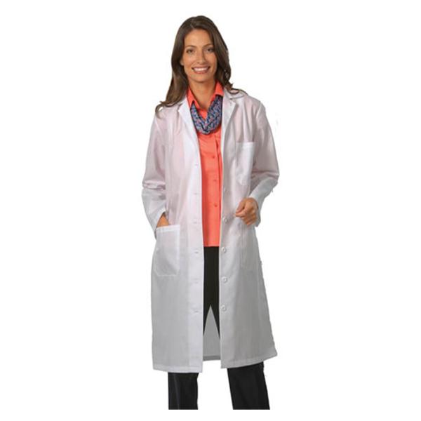 Fashion Seal Lab Coat 65% Polyester / 35% Cotton Womens White Medium 41 In Ea - 438-MD