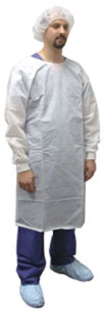 Precept Medical Products Precept Protective Procedure Gown X-Large Unisex NonSterile White - 110