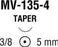 Monosof~Dermalon Suture with Needle Nonabsorbable Uncoated Black Suture Monofilament Nylon Size 9-0 5 Inch Suture 1-Needle 5 mm Length 3/8 Circle Taper Point Needle