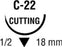 Sofsilk - Suture with Needle Nonabsorbable Coated Black Suture Braided Silk Size 4 - 0 18 Inch Suture 1-Needle 20 mm Length 1/2 Circle Reverse Cutting Needle - SS-733