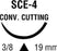 Monosof~Dermalon Suture with Needle Nonabsorbable Uncoated Blue Suture Monofilament Nylon Size 4-0 18 Inch Suture 1-Needle 19 mm Length 3/8 Circle Conventional Cutting Needle