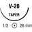 Polysorb - Suture with Needle Absorbable Coated Violet Suture Braided Polyester Size 4 - 0 30 Inch Suture 1-Needle 26 mm Length 1/2 Circle Taper Point Needle - GLS-121