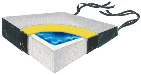 Skil-Care Skil-Care Wedge Seat Cushion 18 W X 16 D X 4 to 2 H Inch Foam / Gel - 754044