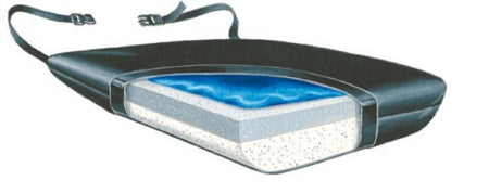 Skil-Care Skil-Care Wedge Seat Cushion 18 W X 16 D X 3-1/2 to 1-1/2 H Inch Foam - 754110