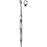Sklar Sklar Dermal Curette Fox 5-1/2 Inch Length Single-ended Solid Flat Handle 6 mm Tip Straight Fenestrated Oval Tip - 816836