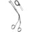 Sklar Sklar Catheter Forceps Magill 10 Inch Premium OR Grade Stainless Steel NonSterile NonLocking Finger Ring Handle Straight Ring, Serrated Tip - 07-1797