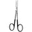 Sklar Sklarhone Iris Scissors 4-1/2 Inch Length OR Grade Stainless Steel Finger Ring Handle Straight Sharp/Sharp - 15-3352