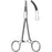 Sklar Forceps Kelly 5-1/2 Inch Surgical Grade Stainless Steel NonSterile Ratchet Lock Finger Ring Handle Curved Serrated Tip - 17-2155