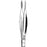 Sklar Sklar Splinter Forceps Feilchenfeld 4-1/2 Inch Surgical Grade Stainless Steel NonSterile NonLocking Thumb Handle Straight Sharp Serrated Tips w/Groove - 19-2945