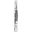 Sklar Sklar Splinter Forceps 3-1/2 Inch Surgical Grade Stainless Steel NonSterile NonLocking Thumb Handle Straight Pointed Tip - 19-3035