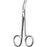 Sklar - Suture Scissors Northbent 4-3/4 Inch Length OR Grade Stainless Steel Finger Ring Handle Curved Sharp Tip / Blunt Tip - 22-2947