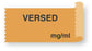 United Ad Label Pre-Printed Label Anesthesia Label Versed mg/mL Orange 1/2 X 1 Inch - ULTA013