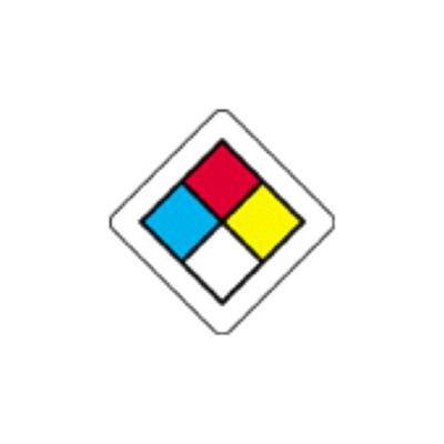 United Ad Label UAL Pre-Printed Label Warning Label Diagram / Pictured Black / Blue / Red / Yellow 7/8 X 7/8 Inch - ULHL100