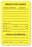 UAL - Pre-Printed Label Anesthesia Label Yellow Paper Medication Added Patient_rm#_Drug_Amount_ Black Medication Instruction 2 X 3 Inch - ULHH503