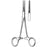 Sklar - Forceps Kelly 5-1/2 Inch Length Surgical Grade Stainless Steel NonSterile Ratchet Lock Finger Ring Handle Straight Serrated Tip - 23-2107