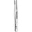 Sklar - Dressing Forceps 4-1/2 Inch Length Surgical Grade Stainless Steel NonSterile NonLocking Thumb Handle Straight Serrated Tip - 23-2824
