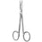 Sklar - Iris Scissors 4-1/2 Inch Length OR Grade Stainless Steel Finger Ring Handle Straight Sharp Tip / Sharp Tip - 47-1246