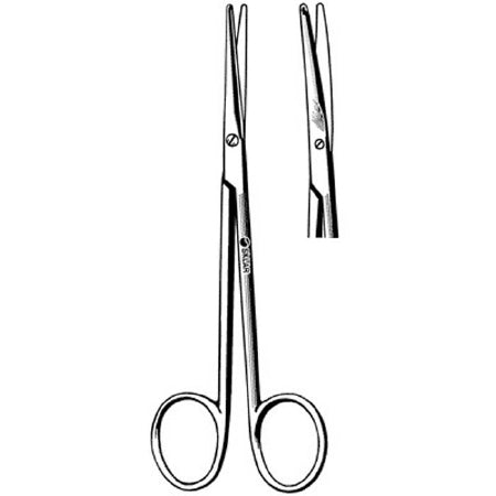 Sklar Sklar Dissecting Scissors Metzenbaum 6 Inch Length OR Grade Stainless Steel NonSterile Finger Ring Handle Curved Blunt/Blunt - 47-1360