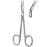 Sklar - Iris Scissors 4-1/2 Inch Length OR Grade Stainless Steel NonSterile Finger Ring Handle Angled Sharp Tip / Sharp Tip - 64-2142