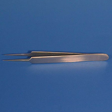 Sklar - Tissue Forceps Jeweler 4-3/4 Inch Length Surgical Grade Stainless Steel NonSterile NonLocking Thumb Handle Straight No. 5 Fine Pointed Tips with Smooth Jaws - 66-7642