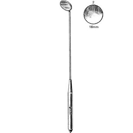 Sklar Sklar Laryngeal Mirror Size 2 / 16 mm Stainless Steel With Handle - 73-1192