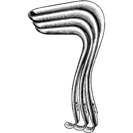 Sklar - Vaginal Retractor 3-1/2 Inch X 1-1/2 Inch OR Grade - 90-3235