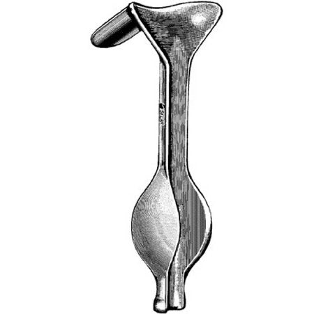 Sklar - Vaginal Speculum/Retractor Auvard NonSterile OR Grade Stainless Steel X-Long Single-ended Angled 90° Weighted 2.5 lbs. Reusable Without Light Source Capability - 90-3530