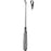 Sklar Sklar Uterine Curette Sims 11 Inch Length Single-ended Hollow Handle with Grooves Size 1, 7 X 13 mm Tip Sharp Teardrop Loop Tip - 90-5421