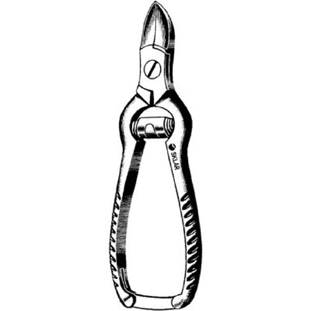 Sklar - Nail Nipper Concave Jaw 5-1/2 Inch Length - 97-1046