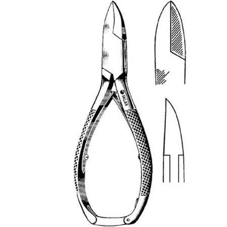 Sklar - Nail Nipper Straight Back Jaws 5-1/2 Inch Length - 97-1056