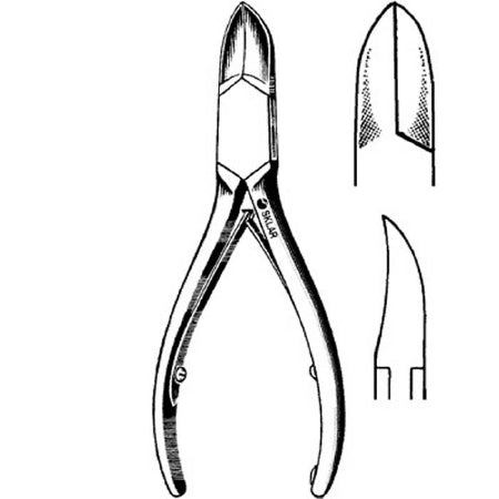 Sklar Nail Nipper Concave Narrow Jaws 6 Inch - 97-1308