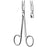 Sklar Merit Iris Scissors 4-1/2 Inch Length Office Grade Stainless Steel Finger Ring Handle Curved Sharp/Sharp - 98-109