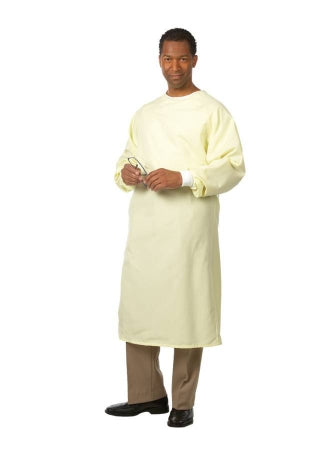 Fashion Seal Uniforms Fashion Shield Protective Procedure Gown Large Unisex Yellow - 520-L