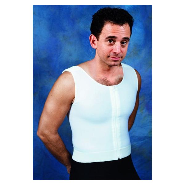 ES Medical Vest Compression Gynecomastia 2Xl Men White Ea - PP09XXL