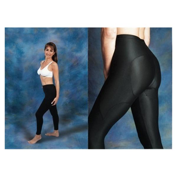 ES Medical Legging Compression Ankle Length Medium Women Black Ea - PO5AM