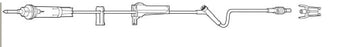 Baxter Interlink Administration Set 60 Drops / mL Drip Rate 76 Inch 1 Port - 2C6402