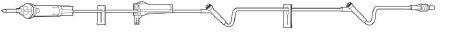 Baxter Interlink Administration Set 10 Drops / mL Drip Rate 101 Inch Tubing 2 Ports - 2C6425