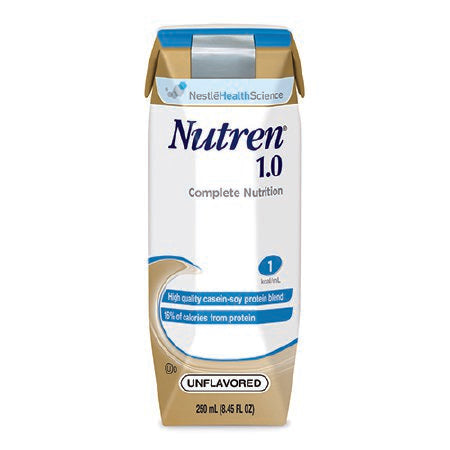Nestle Healthcare Nutrition Nutren 1.0 Tube Feeding Formula 250 mL Carton Ready to Use Unflavored Adult - 798716162104