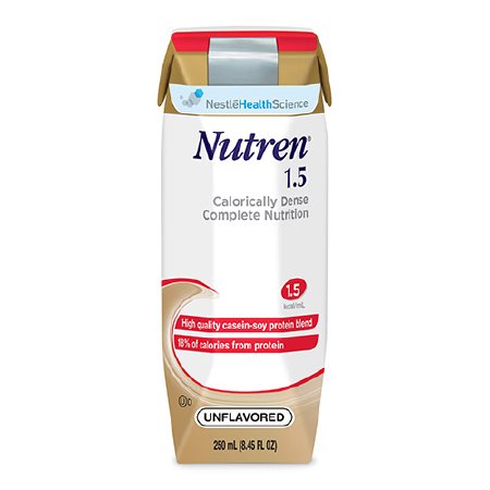Nestle Healthcare Nutrition Nutren 1.5 Tube Feeding Formula 250 mL Carton Ready to Use Unflavored Adult - 798716162203